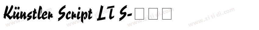 Künstler Script LT S字体转换